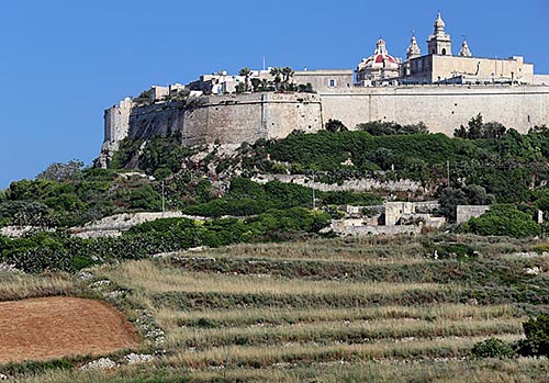 Мальта. Вид на Мдину. 2015
