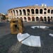 Верона, Verona, площадь, Пьяцца Бра, Piazza Bra, Античный римский амфитеатр, Арена-ди-Верона, Arena di Verona